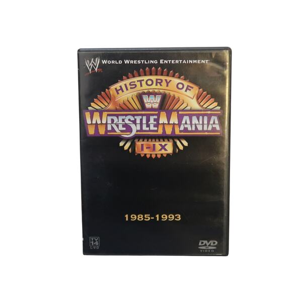 WWE History of Wrestlemania I-IX DVD Wrestling Hulk Hogan Undertaker 2004 - Picture 1 of 3